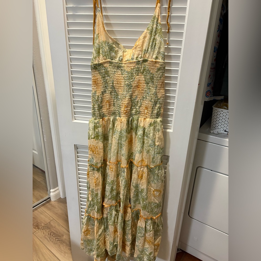 Free people Adriel tie strap ruffle dress - Picture 5 of 7